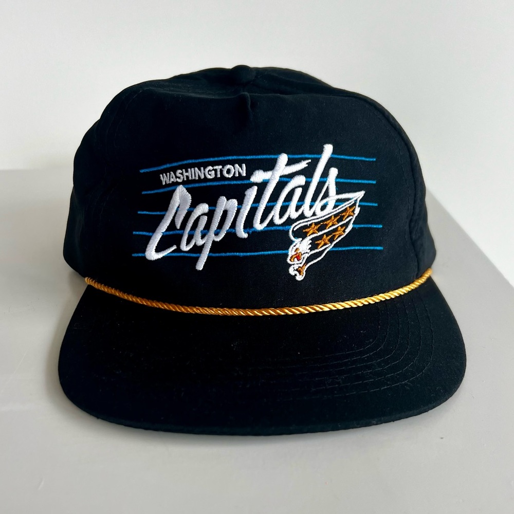 Washington Capitals Hockey Hat Vintage Rope Style